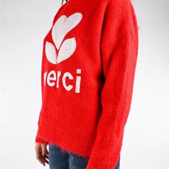 Red Merci Sweater - Picture 2 of 5